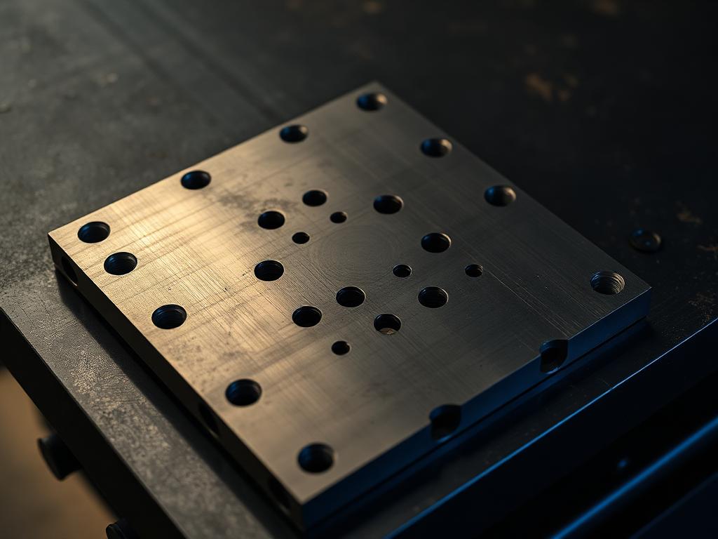 Industrial mounting plates — custom CNC machined by CNC-Parts.com.au